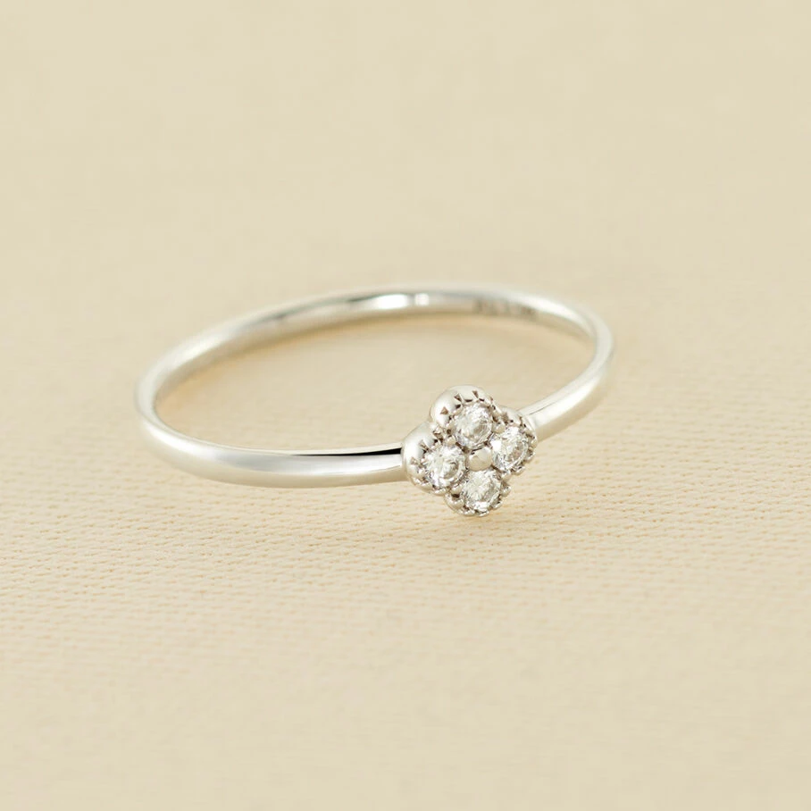 AGATHA FR Bague Fine BELOVED - Cristal / Argenté 3 AGATHA FR Bague Fine BELOVED - Cristal / Argenté