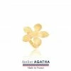 AGATHA FR Bague Large BLOOM - Doré -Colliers Soldes Magasin 02240010 157 MM 01
