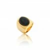 AGATHA FR Bague Large ALOHA - Onyx -Colliers Soldes Magasin 02240460 276 52 01