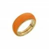 AGATHA FR Bague Fine ELO - Orange / Doré -Colliers Soldes Magasin 02280020 279 52 01