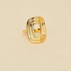 AGATHA FR Bague Large SOUL - Doré