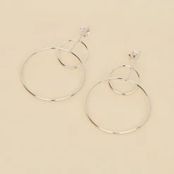 AGATHA FR Boucles D'oreilles Pendantes CASSINI - Argenté