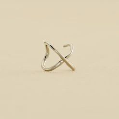 AGATHA FR Piercing Ear Cuff CRUZADO - Argenté