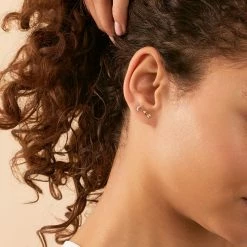 AGATHA FR Piercing Puce LUNITA - Cristal / Argenté -Colliers Soldes Magasin 02320760 136 TU M1