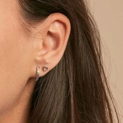 AGATHA FR Piercing Puce CORAZON - Argenté -Colliers Soldes Magasin 02320763 050 TU M1