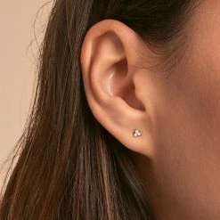 AGATHA FR Piercing Puce MINPUNTA - Cristal / Argenté 5 AGATHA FR Piercing Puce MINPUNTA - Cristal / Argenté -Colliers Soldes Magasin 02320766 136 TU M1