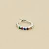 AGATHA FR Piercing Créole COLORFUL - Multicolore / Argenté -Colliers Soldes Magasin 02320934 255 TU 01