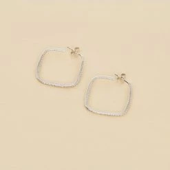 AGATHA FR Créoles SISSI - Cristal / Argenté