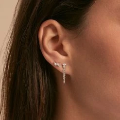 AGATHA FR Piercing Puce AMAS - Cristal / Argenté 5 AGATHA FR Piercing Puce AMAS - Cristal / Argenté -Colliers Soldes Magasin 02321252 136 TU M1