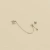 AGATHA FR Piercing Ear Cuff AMAS - Cristal / Argenté -Colliers Soldes Magasin 02321257 136 TU 01
