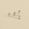 AGATHA FR Piercing Puce MIX& MATCH - Cristal / Argenté 2 AGATHA FR Piercing Puce MIX& MATCH - Cristal / Argenté -Colliers Soldes Magasin 02321266 136 TU 01