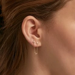 AGATHA FR Piercing Puce MIX& MATCH - Cristal / Argenté -Colliers Soldes Magasin 02321277 136 TU M1