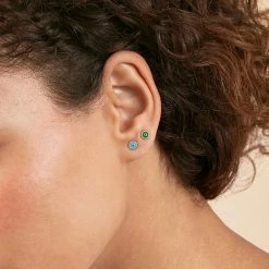 AGATHA FR Piercing Puce MIX& MATCH - Bleu / Argenté -Colliers Soldes Magasin 02321280 088 TU M1