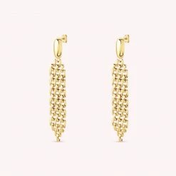 AGATHA FR Boucles D'oreilles Pendantes MINUIT - Doré