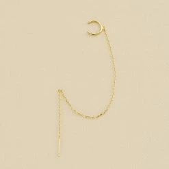 AGATHA FR Piercing Ear Cuff ROLLING - Doré