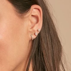 AGATHA FR Piercing Puce PARADIS - Cristal / Doré -Colliers Soldes Magasin 02390020 137 TU M1