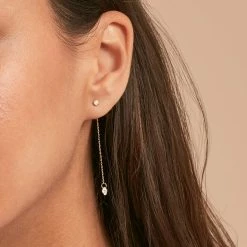 AGATHA FR Piercing Puce PERCEE - Cristal / Doré -Colliers Soldes Magasin 02390023 137 TU M1