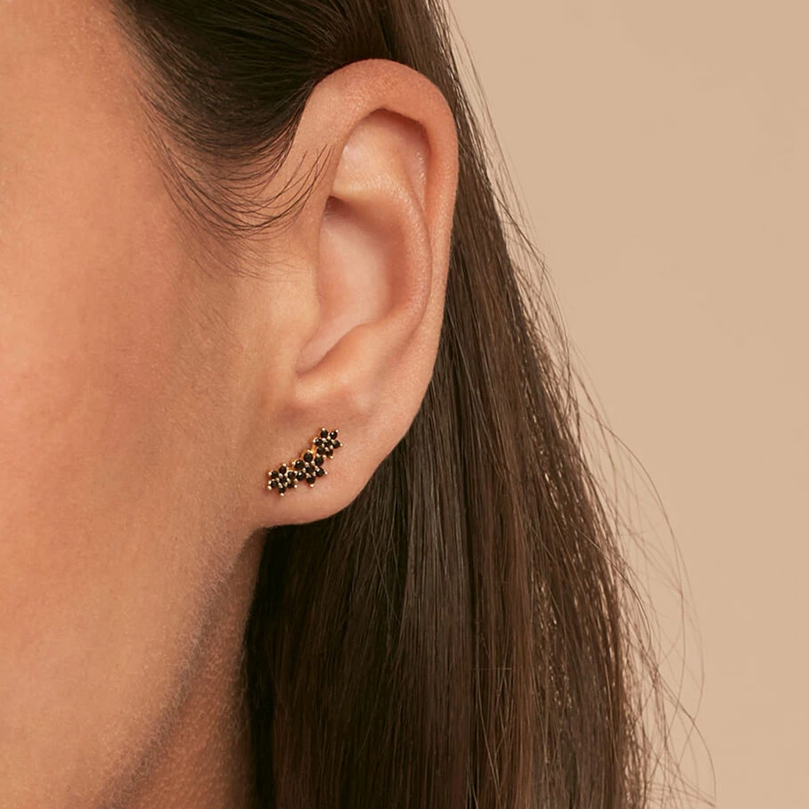 AGATHA FR Piercing Puce TRIOFLOR - Noir / Doré 4 AGATHA FR Piercing Puce TRIOFLOR - Noir / Doré – Image 2