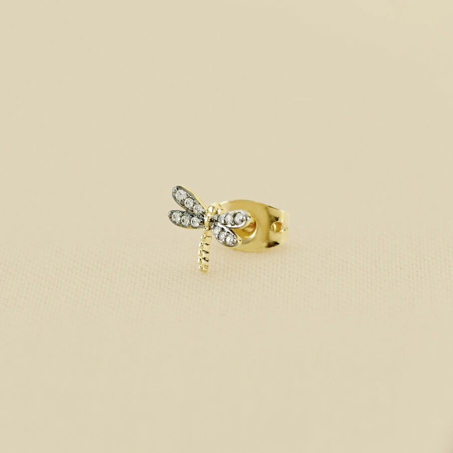 AGATHA FR Piercing Puce TINY - Doré / Gun 3 AGATHA FR Piercing Puce TINY - Doré / Gun