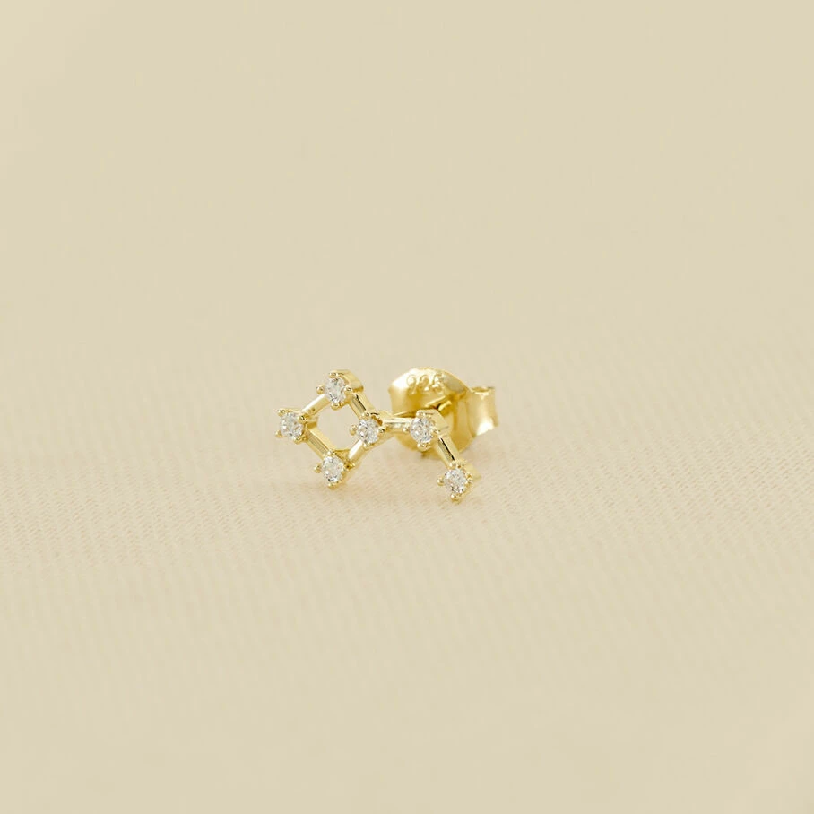 AGATHA FR Piercing Puce CONSTEL - Cristal / Doré 3 AGATHA FR Piercing Puce CONSTEL - Cristal / Doré