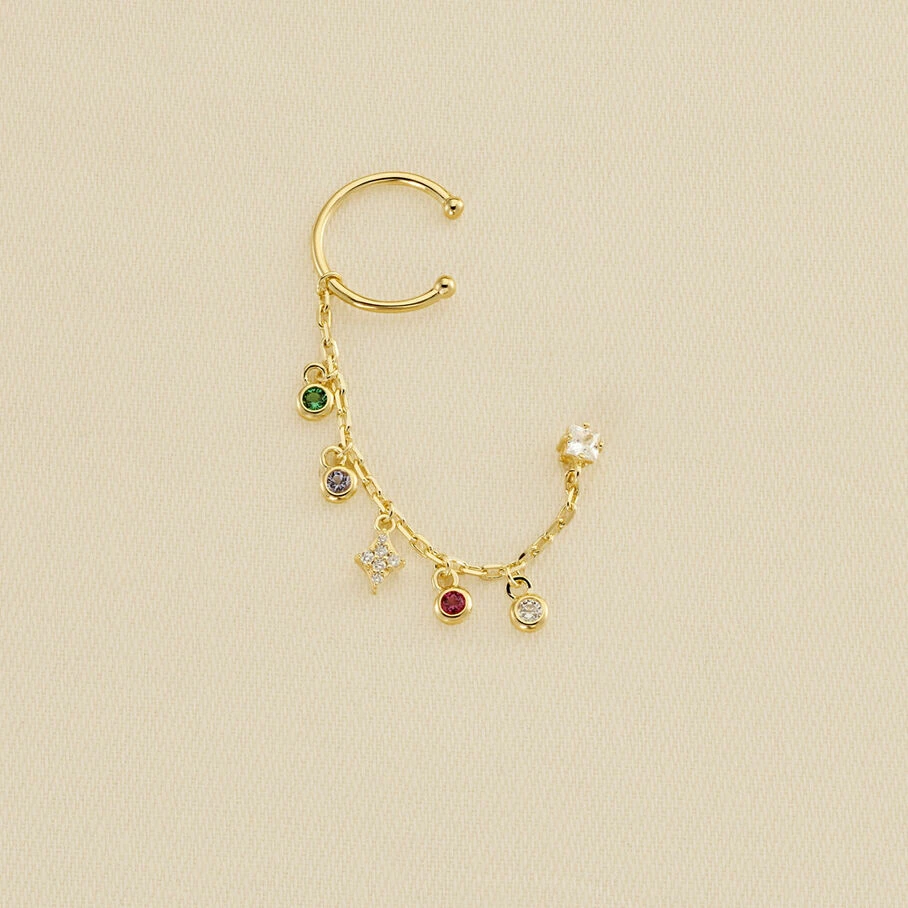 AGATHA FR Piercing Ear Cuff MIX & MATCH - Multicolore / Doré 3 AGATHA FR Piercing Ear Cuff MIX & MATCH - Multicolore / Doré