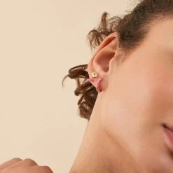 AGATHA FR Piercing Puce MIX& MATCH - Multicolore / Doré -Colliers Soldes Magasin 02390462 256 TU M1