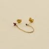 AGATHA FR Piercing Puce MIX& MATCH - Rose / Doré 1 AGATHA FR Piercing Puce MIX& MATCH - Rose / Doré -Colliers Soldes Magasin 02390463 315 TU 01