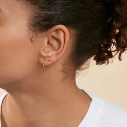 AGATHA FR Piercing Puce MIX& MATCH - Rose / Doré -Colliers Soldes Magasin 02390470 315 TU M1