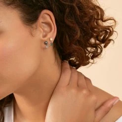 AGATHA FR Piercing Puce MIX& MATCH - Turquoise 5 AGATHA FR Piercing Puce MIX& MATCH - Turquoise -Colliers Soldes Magasin 02390475 370 TU M1