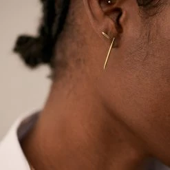 AGATHA FR Boucles D'oreilles Puces RADIEUX - Doré -Colliers Soldes Magasin 02390814 157 TU M2