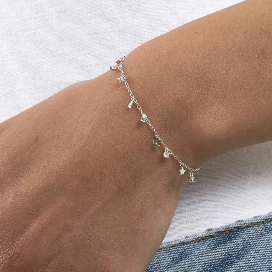 AGATHA FR Bracelet Souple LUNITAS - Cristal / Argenté 4 AGATHA FR Bracelet Souple LUNITAS - Cristal / Argenté – Image 2