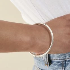 AGATHA FR Jonc LISA - Argenté -Colliers Soldes Magasin 02420622 050 TU M1