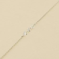 AGATHA FR Bracelet Souple PETILLE - Cristal / Argenté