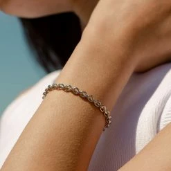 AGATHA FR Bracelet Souple ARGENT - Argenté -Colliers Soldes Magasin 02420762 050 TU M2