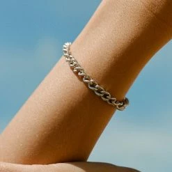 AGATHA FR Bracelet Souple ARGENT - Argenté -Colliers Soldes Magasin 02420764 050 TU M2
