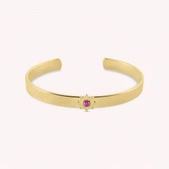 AGATHA FR Jonc BAIA - Fuchsia / Doré