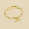 AGATHA FR Bracelet Souple CHAIN - Doré -Colliers Soldes Magasin 02450957 157 TU 01