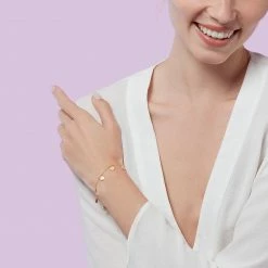 AGATHA FR Bracelet Souple O'SOLEIL - Doré -Colliers Soldes Magasin 02480240 157 TU M1