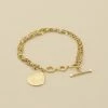 AGATHA FR Bracelet Souple NEBET - Doré -Colliers Soldes Magasin 02480262 157 TU 01
