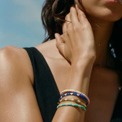 AGATHA FR Jonc CYCLADES - Turquoise / Doré 7 AGATHA FR Jonc CYCLADES - Turquoise / Doré -Colliers Soldes Magasin 02480276 731 TU M2