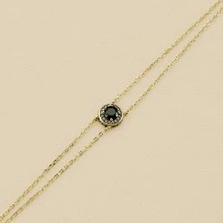 AGATHA FR Bracelet Souple IMPERIAL - Noir / Doré