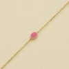 AGATHA FR Bracelet Souple ATMA - Nacre /rose