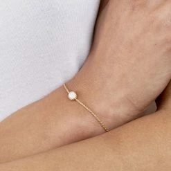 AGATHA FR Bracelet Souple ATMA - Nacre /rose -Colliers Soldes Magasin 02490079 642 TU M1