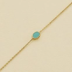 AGATHA FR Bracelet Souple ATMA - Lapis/ Bleu