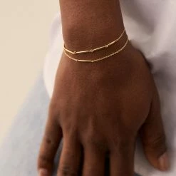 AGATHA FR Bracelet Souple RADIEUX - Doré -Colliers Soldes Magasin 02490081 157 TU M2