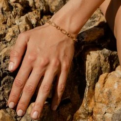 AGATHA FR Bracelet Souple ARGENT - Doré -Colliers Soldes Magasin 02490486 157 TU M2