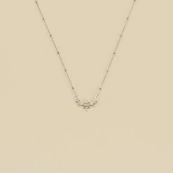 AGATHA FR Collier Ras Du Cou OURSE - Cristal / Argenté