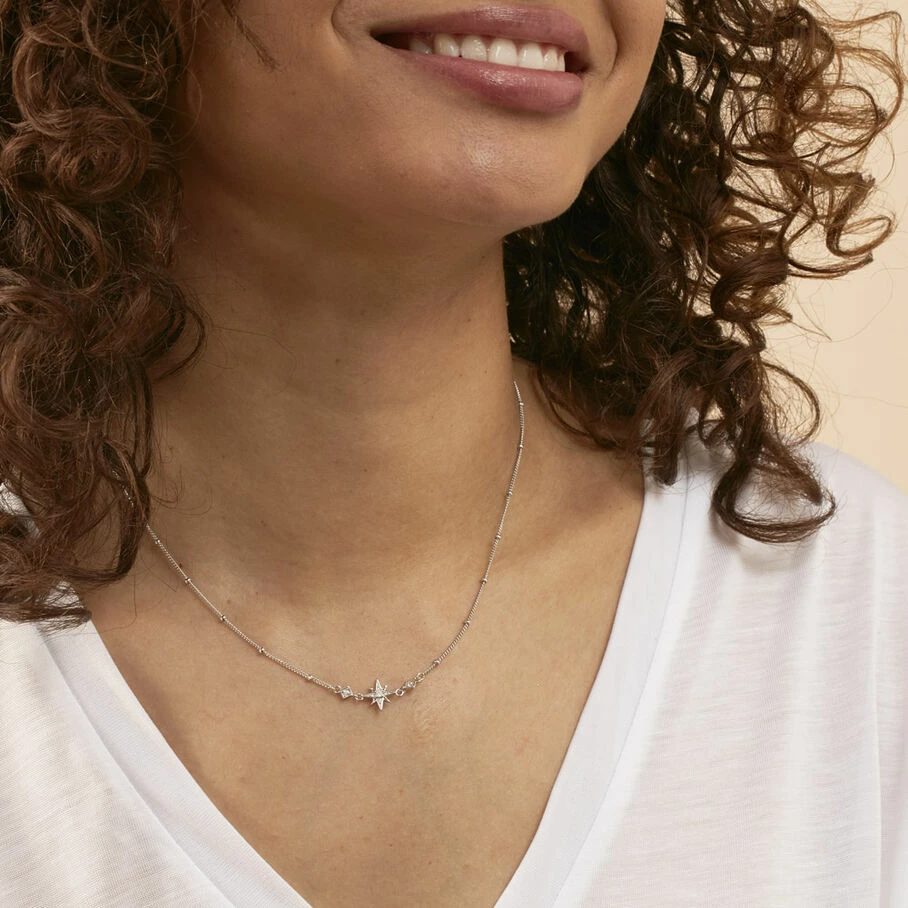 AGATHA FR Collier Ras Du Cou OURSE - Cristal / Argenté 4 AGATHA FR Collier Ras Du Cou OURSE - Cristal / Argenté – Image 2