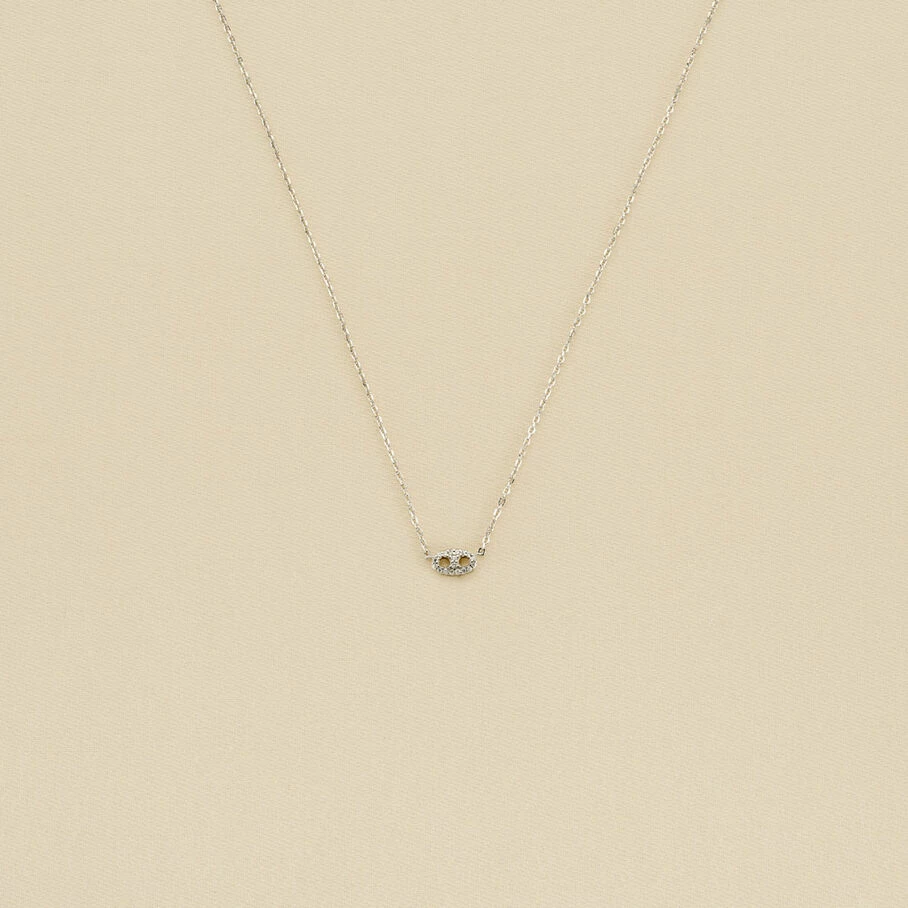 AGATHA FR Collier Ras Du Cou ETREINTE - Cristal / Argenté 3 AGATHA FR Collier Ras Du Cou ETREINTE - Cristal / Argenté