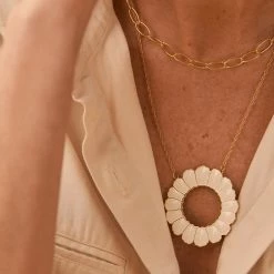 AGATHA FR Collier Mi-long CHAIN - Doré -Colliers Soldes Magasin 02651376 157 TU M2